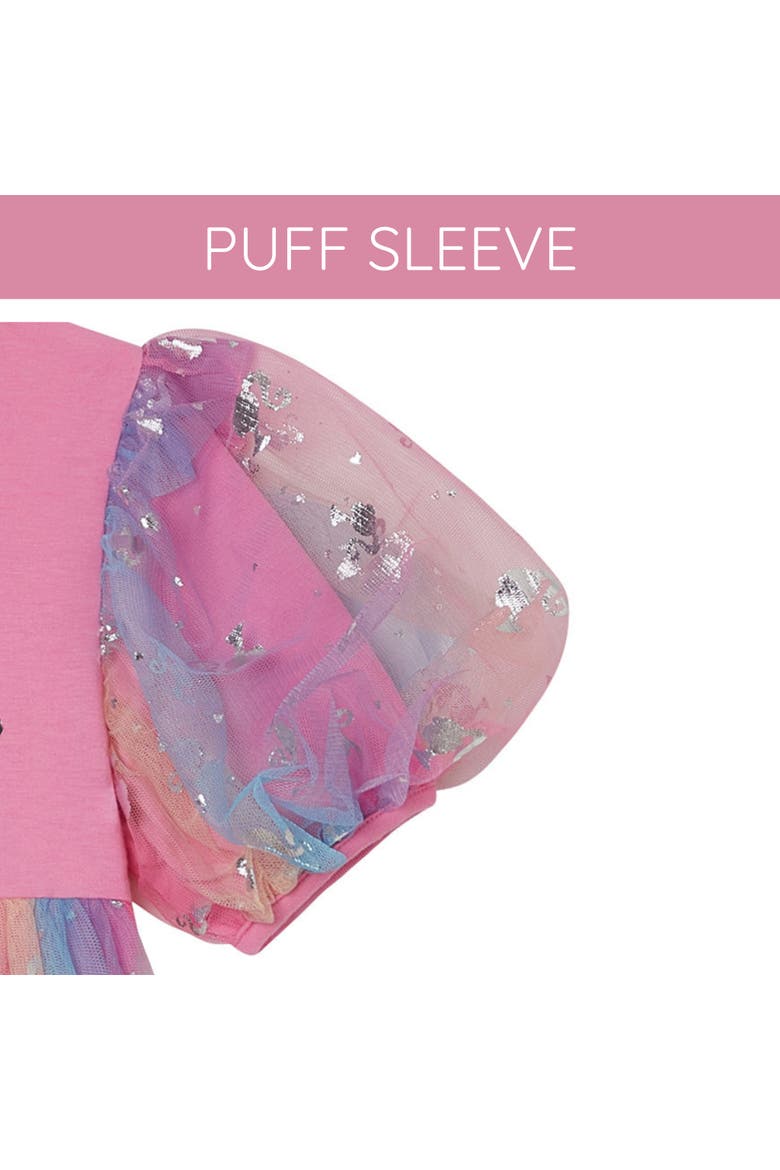 Sequin Tutu Dress, Alternate, color, Pink Rainbow Ombre