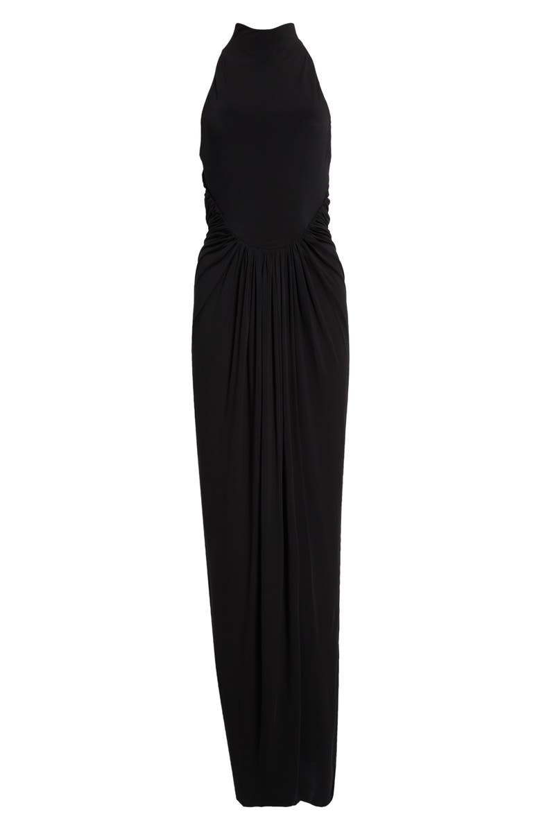 Alaïa Draped Jersey Dress, Alternate, color,