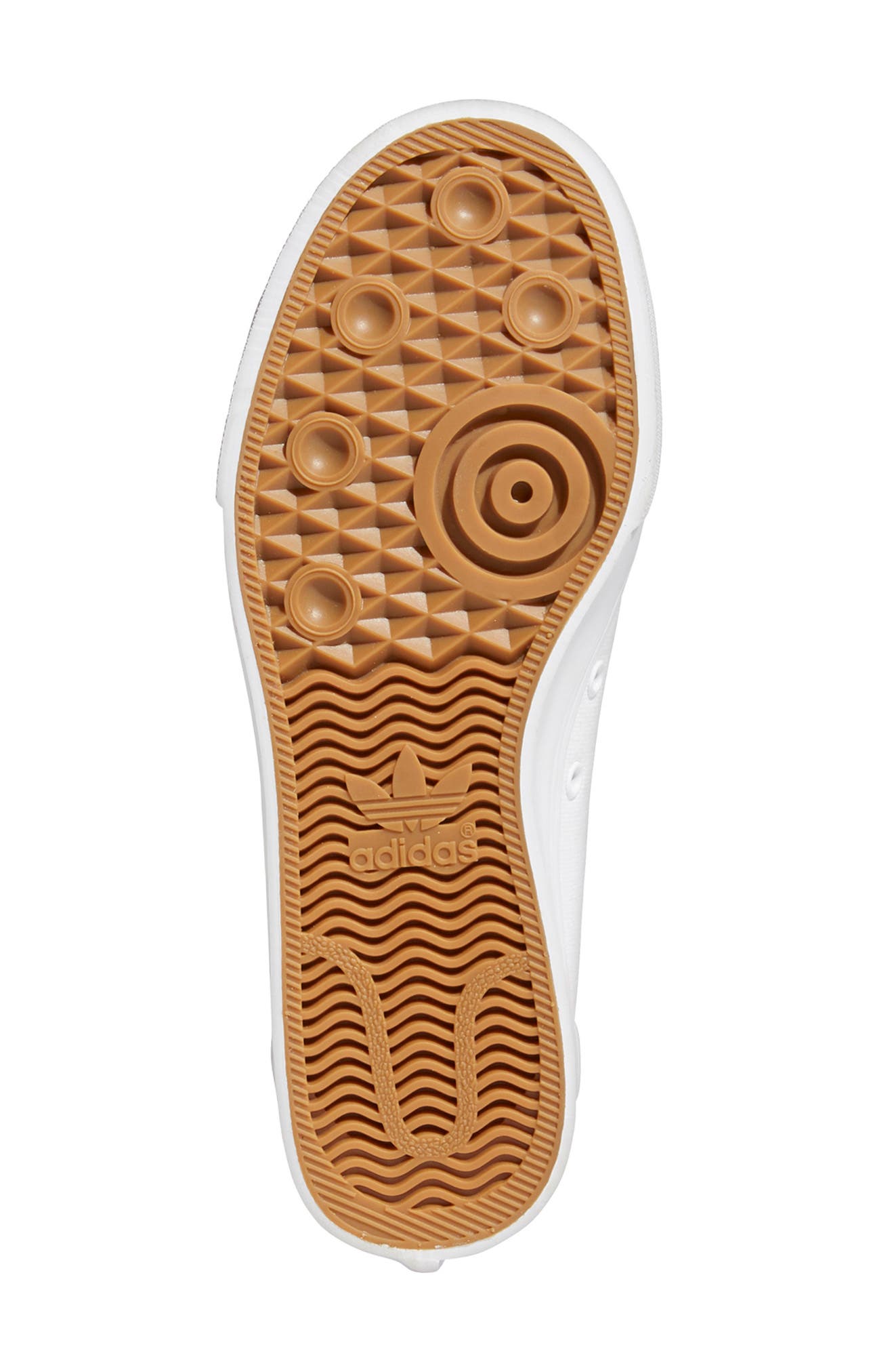 Nizza Trefoil Sneaker, Alternate, color, WHITE/ WHITE/ WHITE