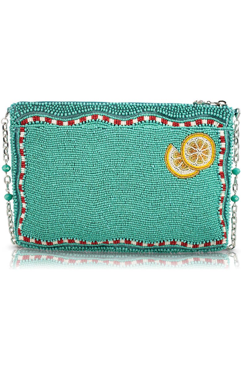 Mary Frances Accessories Crack Me Up Crossbody Handbag, Alternate, color, Blue