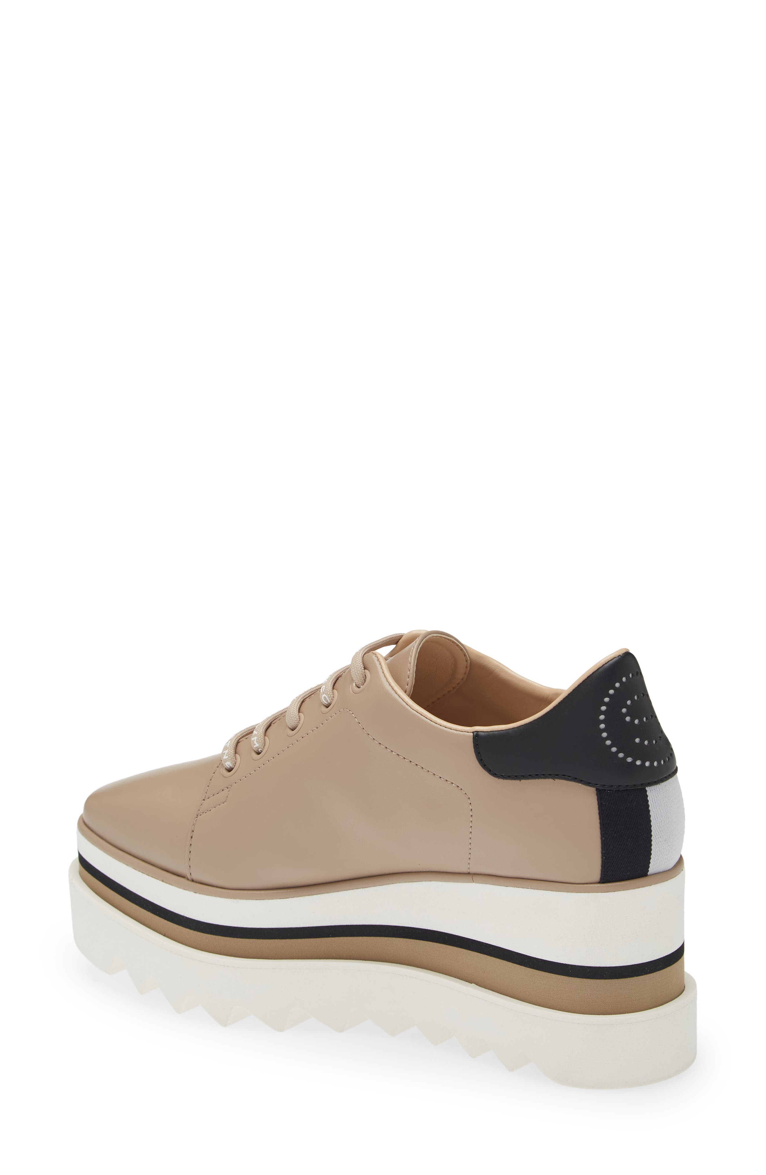 Stella McCartney Sneak-Elyse Platform Wedge Sneaker, Alternate, color, 