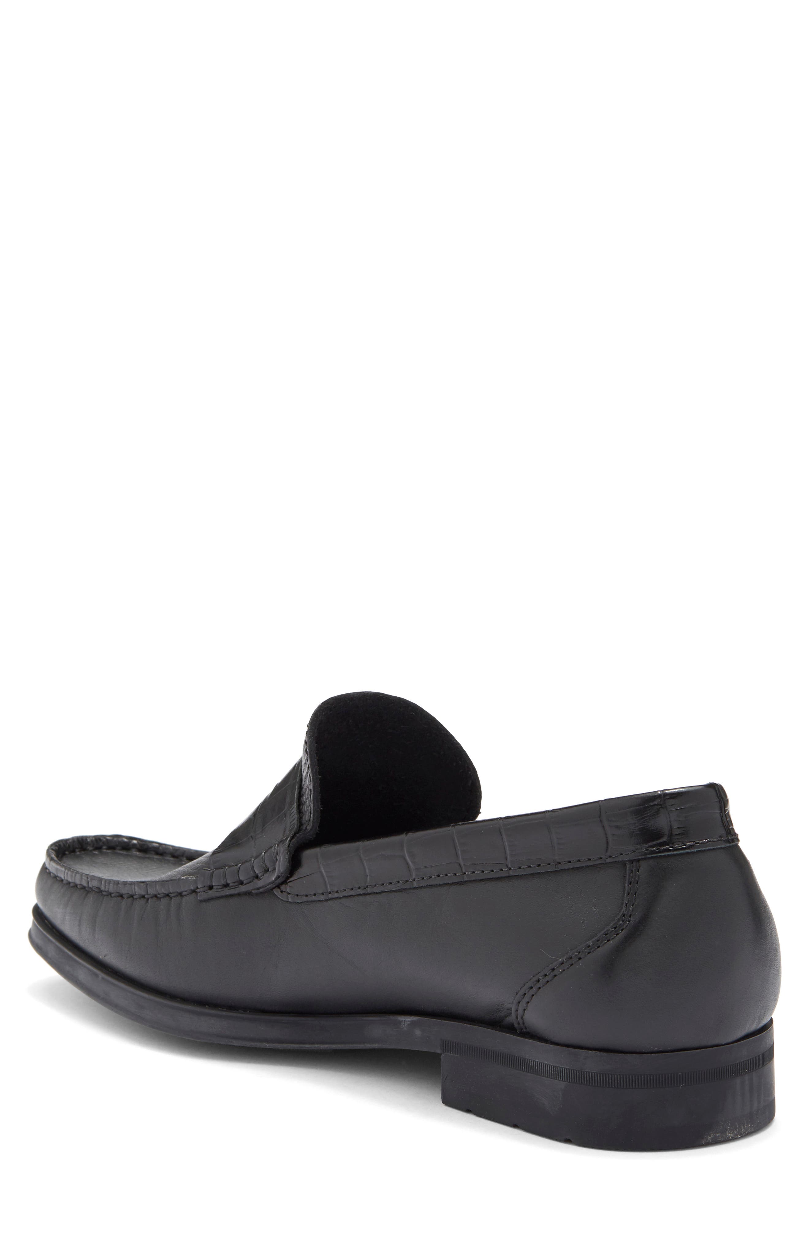 Sandro Moscoloni Siena Pebble Embossed Penny Loafer (Men) | Nordstromrack