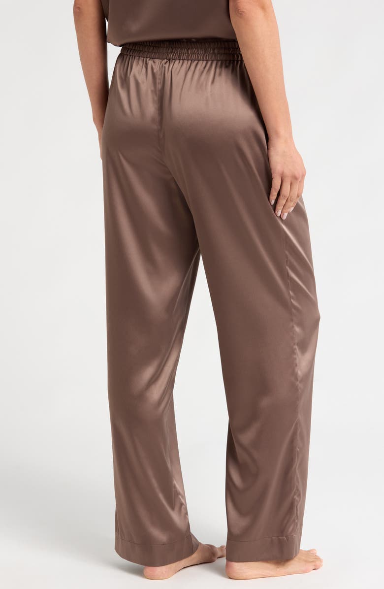 Natori Glamour Satin Pajama Pants, Alternate, color, 
