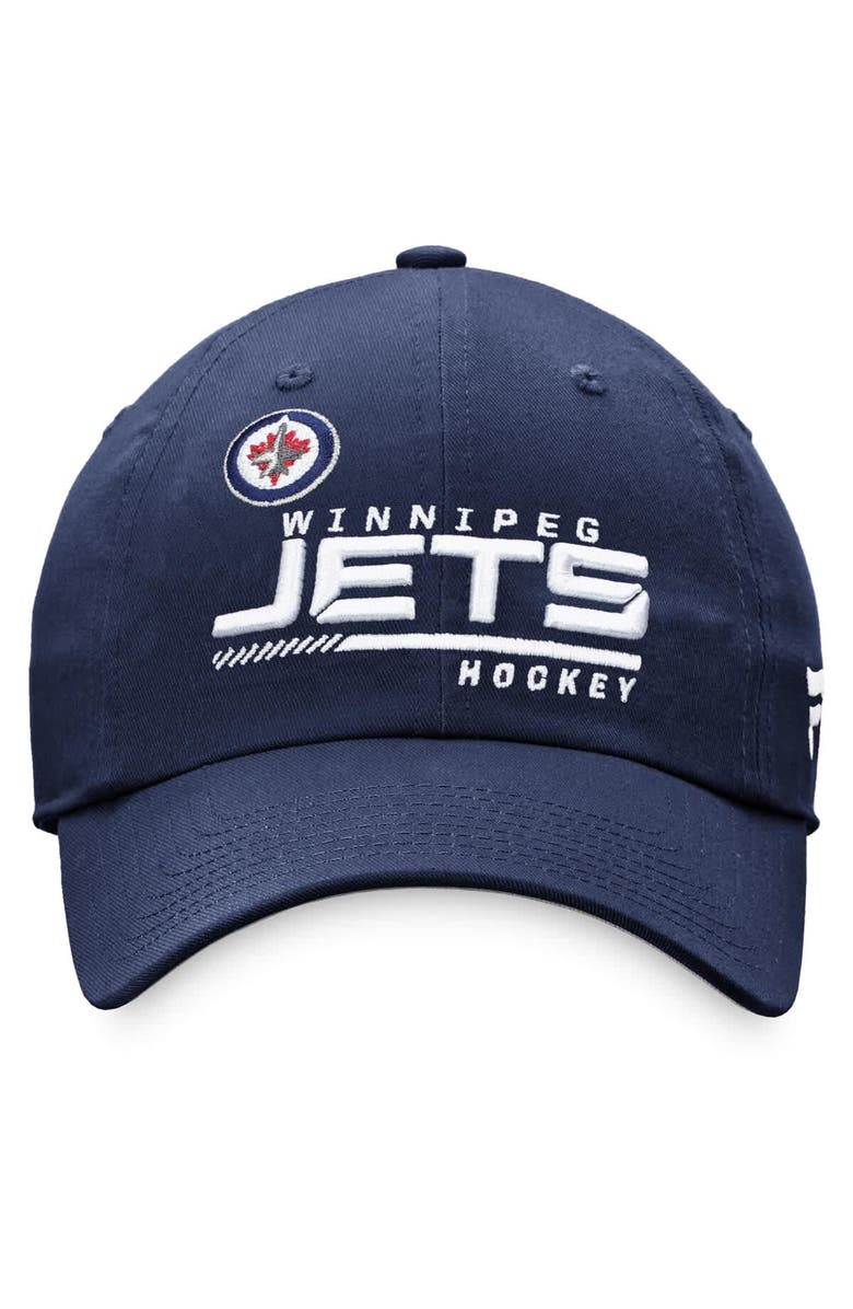 FANATICS Women's Fanatics Navy Winnipeg Jets Authentic Pro Locker Room Adjustable - Hat, Alternate, color,