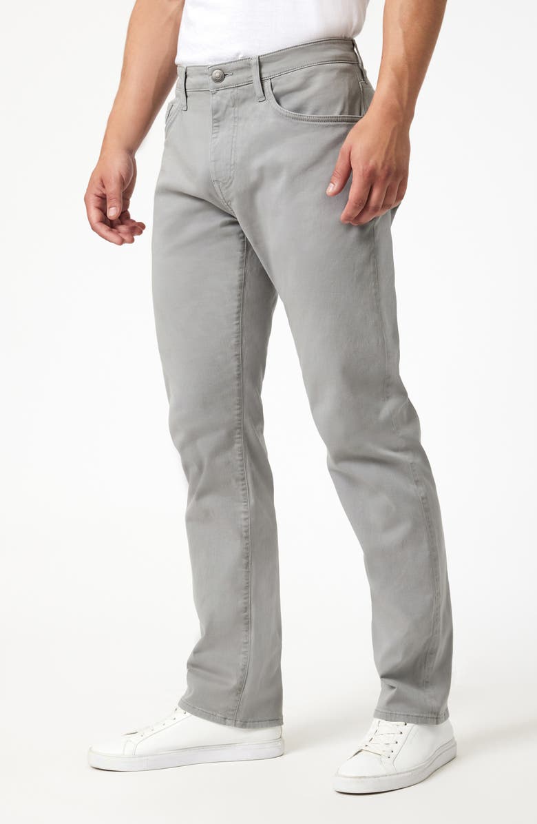 Mavi Jeans Zach Straight Leg Casual Twill Pants, Alternate, color, Stormy Casual Twill