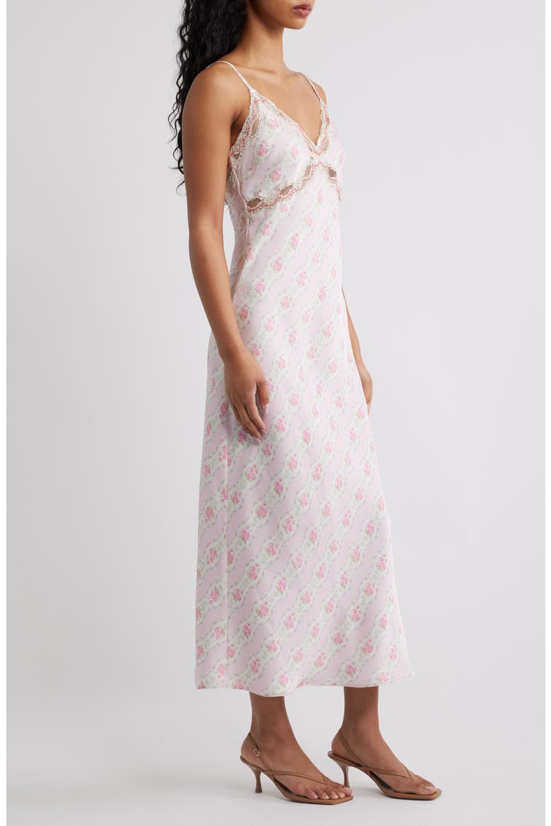 Idris Floral Maxi Slipdress, Alternate, color, LADY BLOSSOM