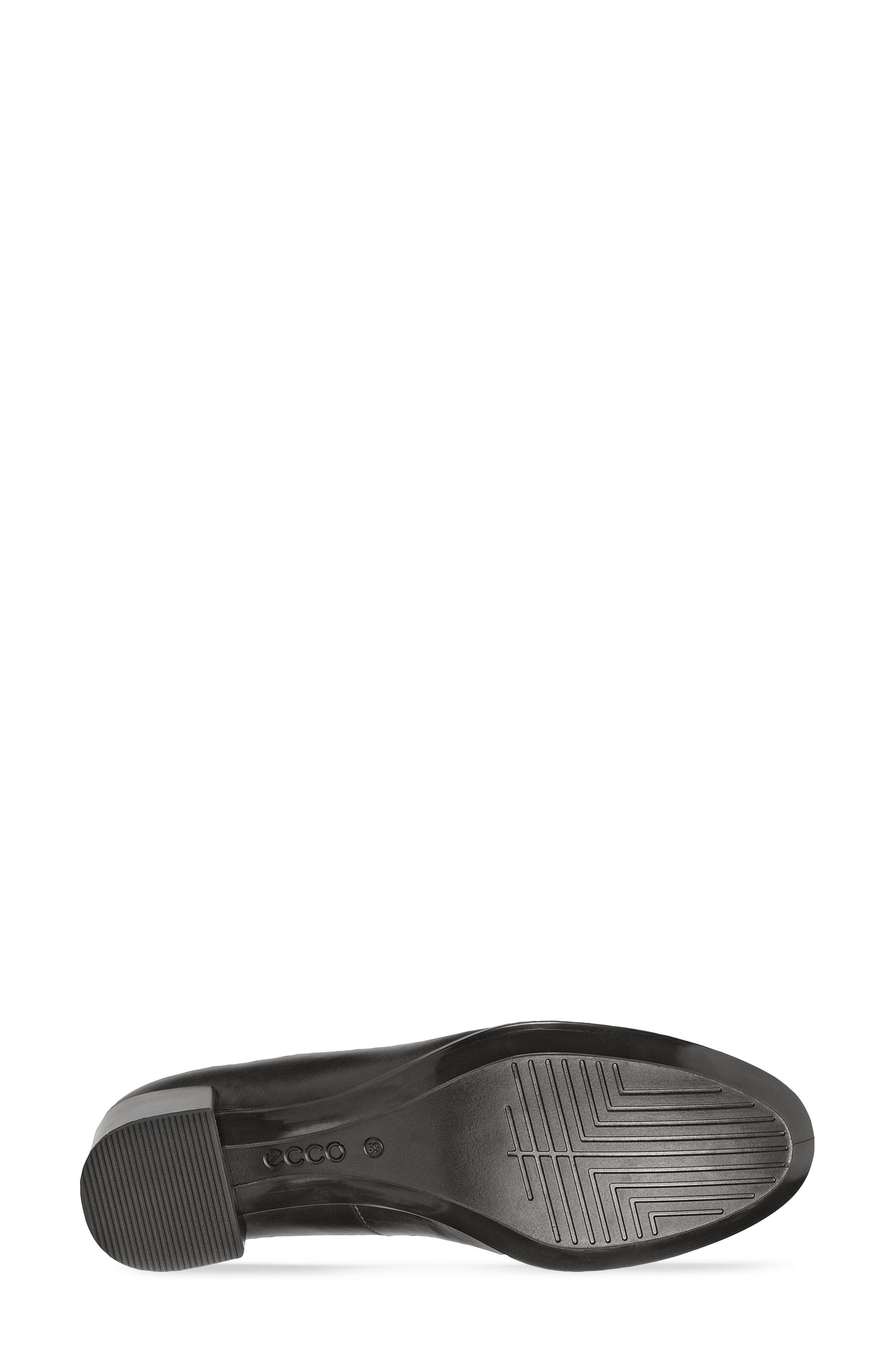 ECCO Block Heel Pump, Alternate, color, Black