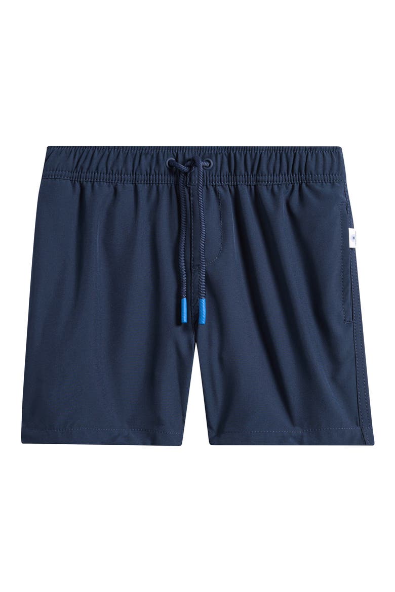 Kids' Lined Performance Swim Trunks, Main, color, NAVY