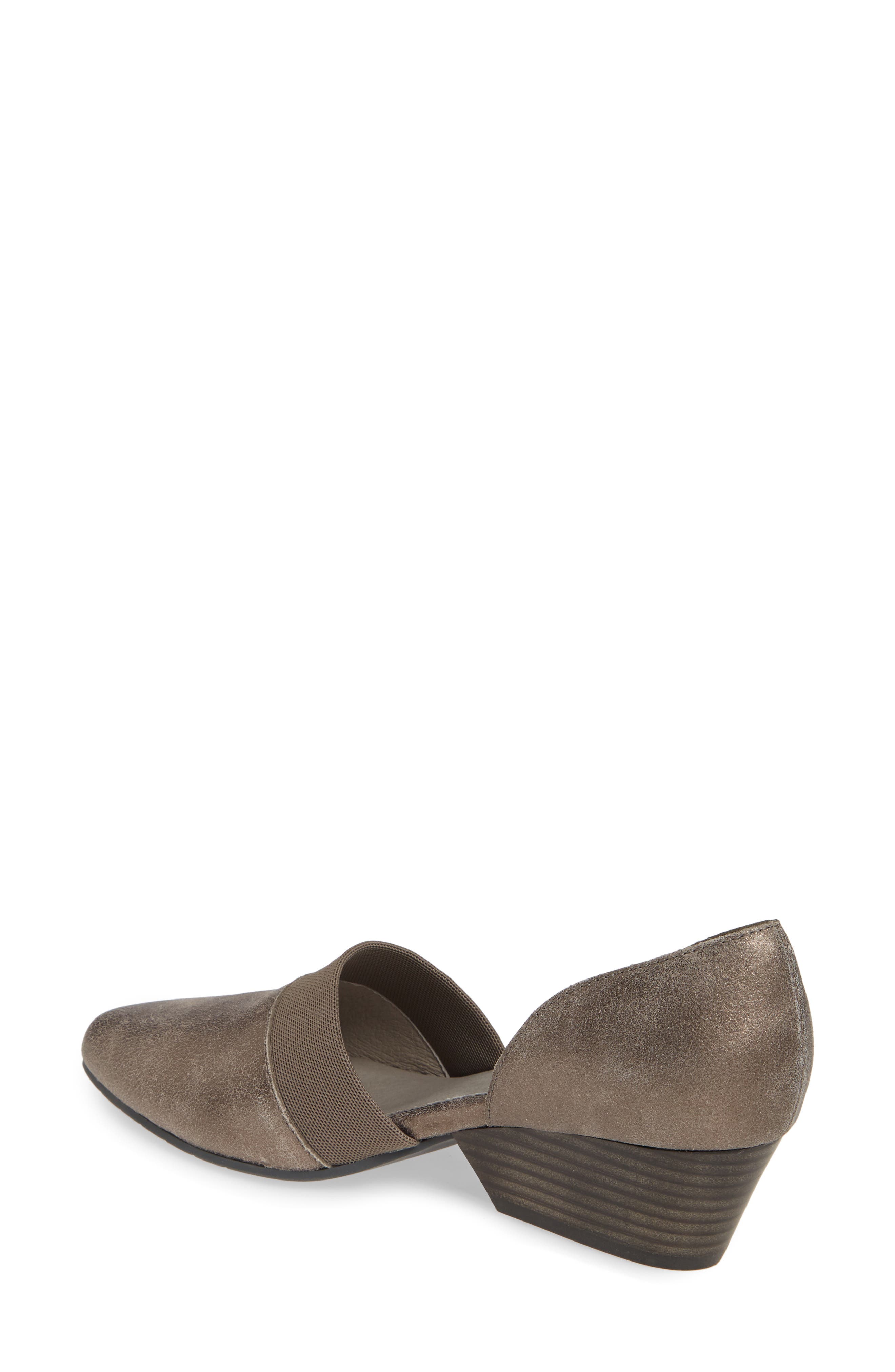 Hilly d'Orsay Pump, Alternate, color, PEWTER SUEDE