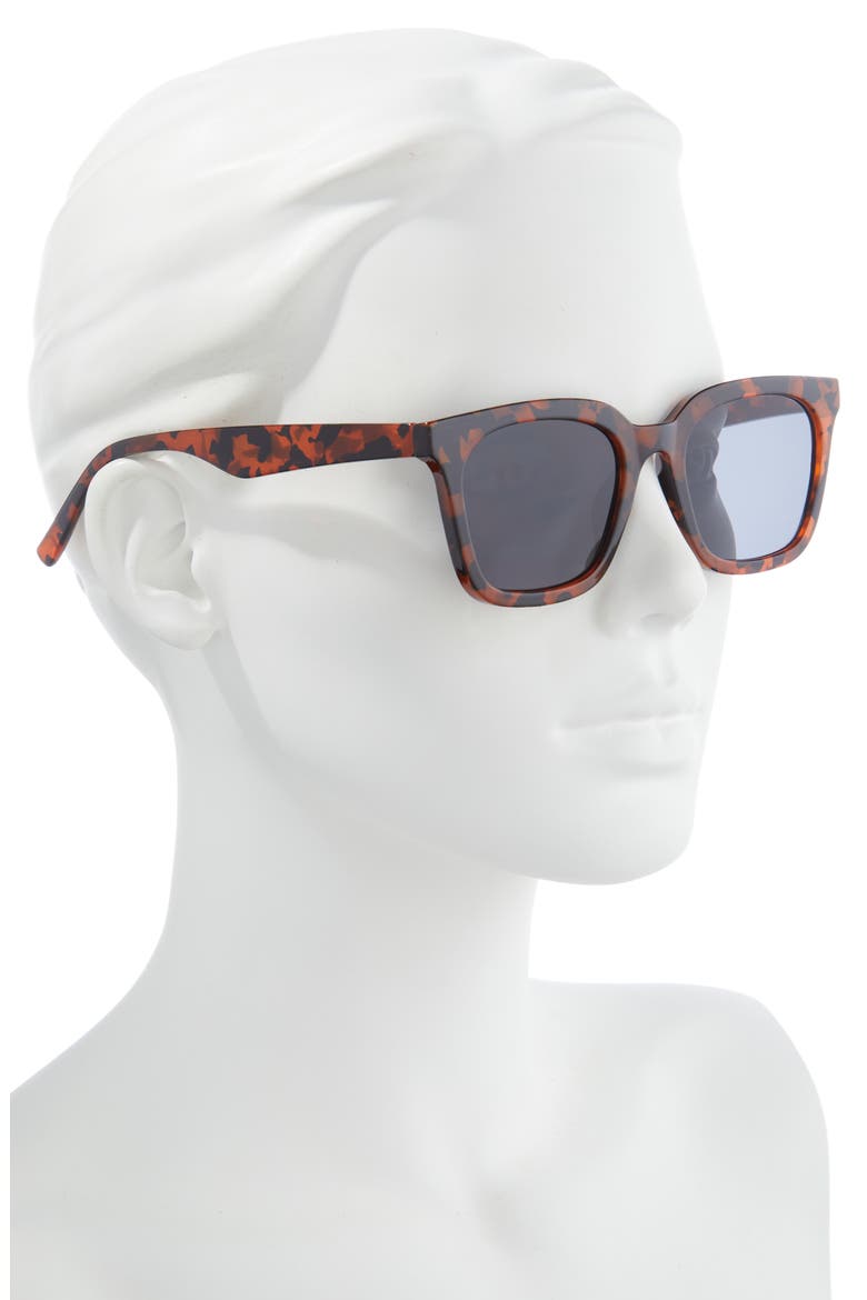 57mm Sunglasses, Alternate, color, TORTOISE