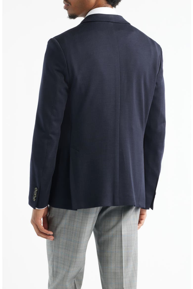 Treviso Wool & Silk Sport Coat, Alternate, color, NAVY