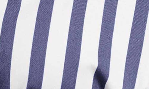 Foxcroft Salina Stripe Cotton Blend Wrap Shirt
