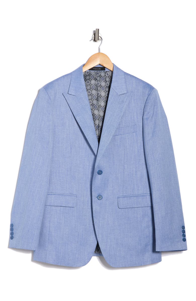 Tahari Textured Woven Sportcoat, Alternate, color, 