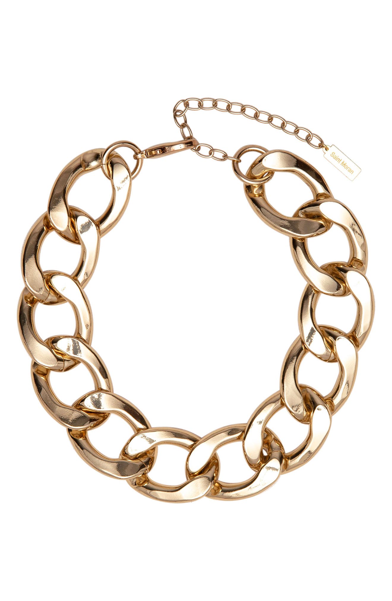 st. Moran Azlin Curb Chain Collar Necklace
