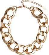 st. Moran Azlin Curb Chain Collar Necklace
