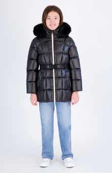 Kids' Active Belted Puffer Jacket