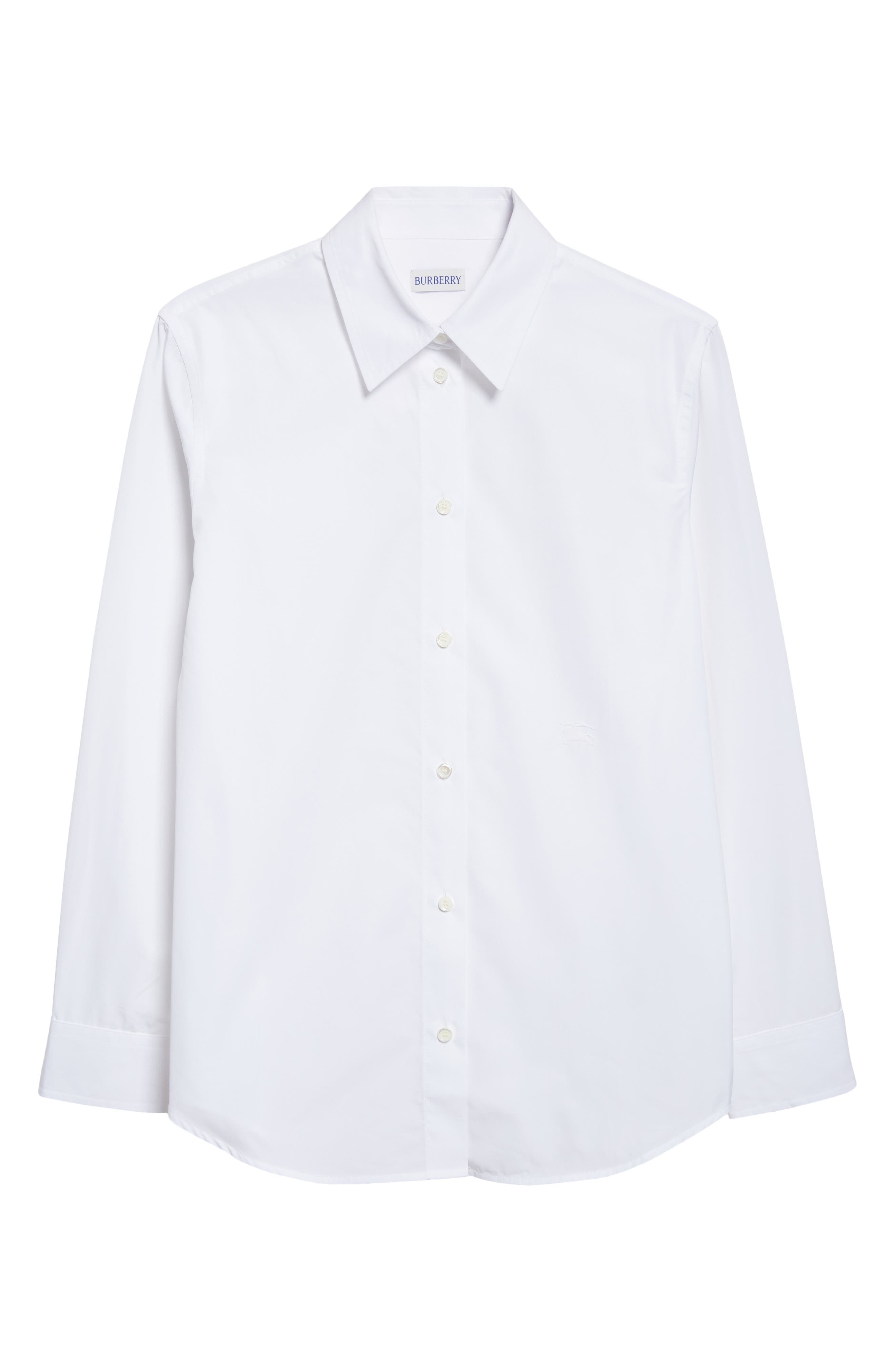 Ellora Cotton Poplin Button-Up Shirt