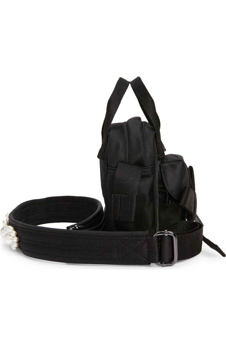 Simone Rocha Mini Classic Beaded Bow Crossbody Bag, Alternate, color,