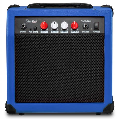 20 Watt Electric Guitar Amplifier with Headphone Jack, Aux Input & More