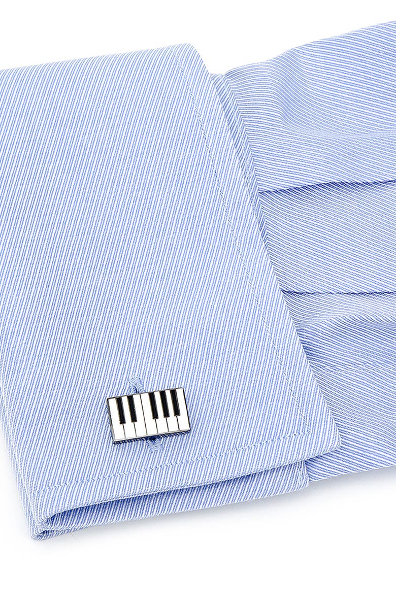 Cufflinks, Inc. Enamel Piano Cuff Lnks, Alternate, color, 