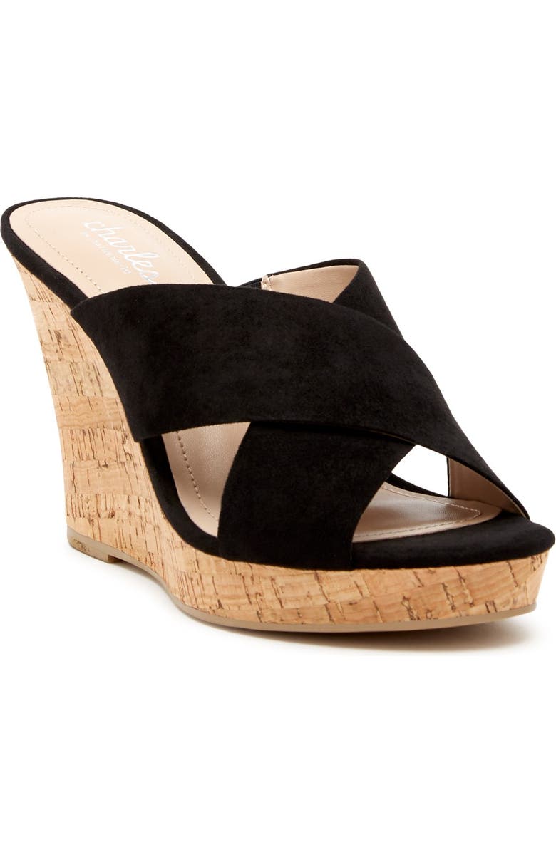 Charles by Charles David Latrice Wedge Sandal, Main, color,