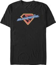 Supergirl Mens Supergirl Neon Sign Logo T Shirt