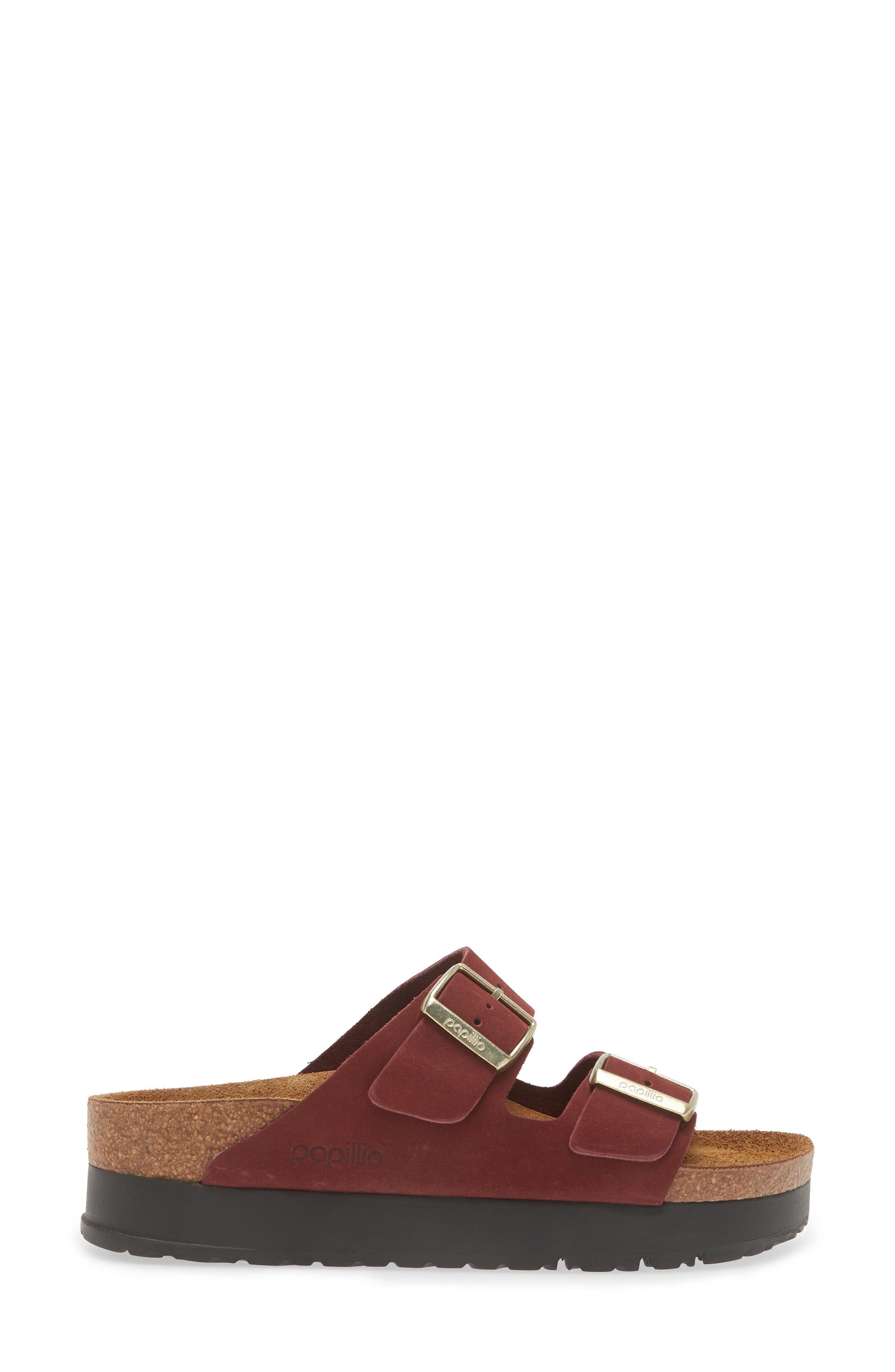 Papillio by Birkenstock Arizona Flex Platform Sandal, Alternate, color, ZINFANDEL