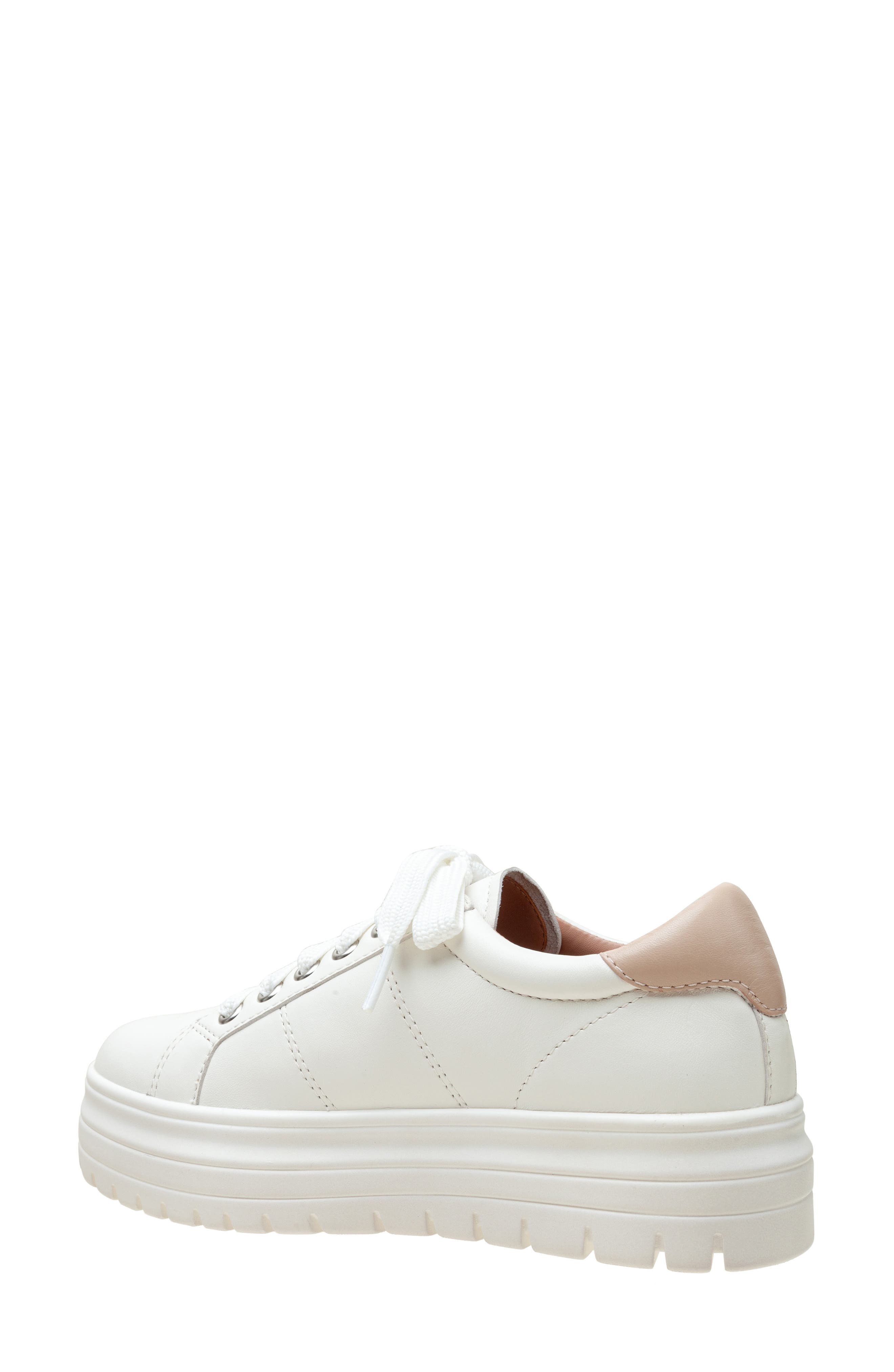 Jill Platform Sneaker, Alternate, color, EGGSHELL/ BLUSH
