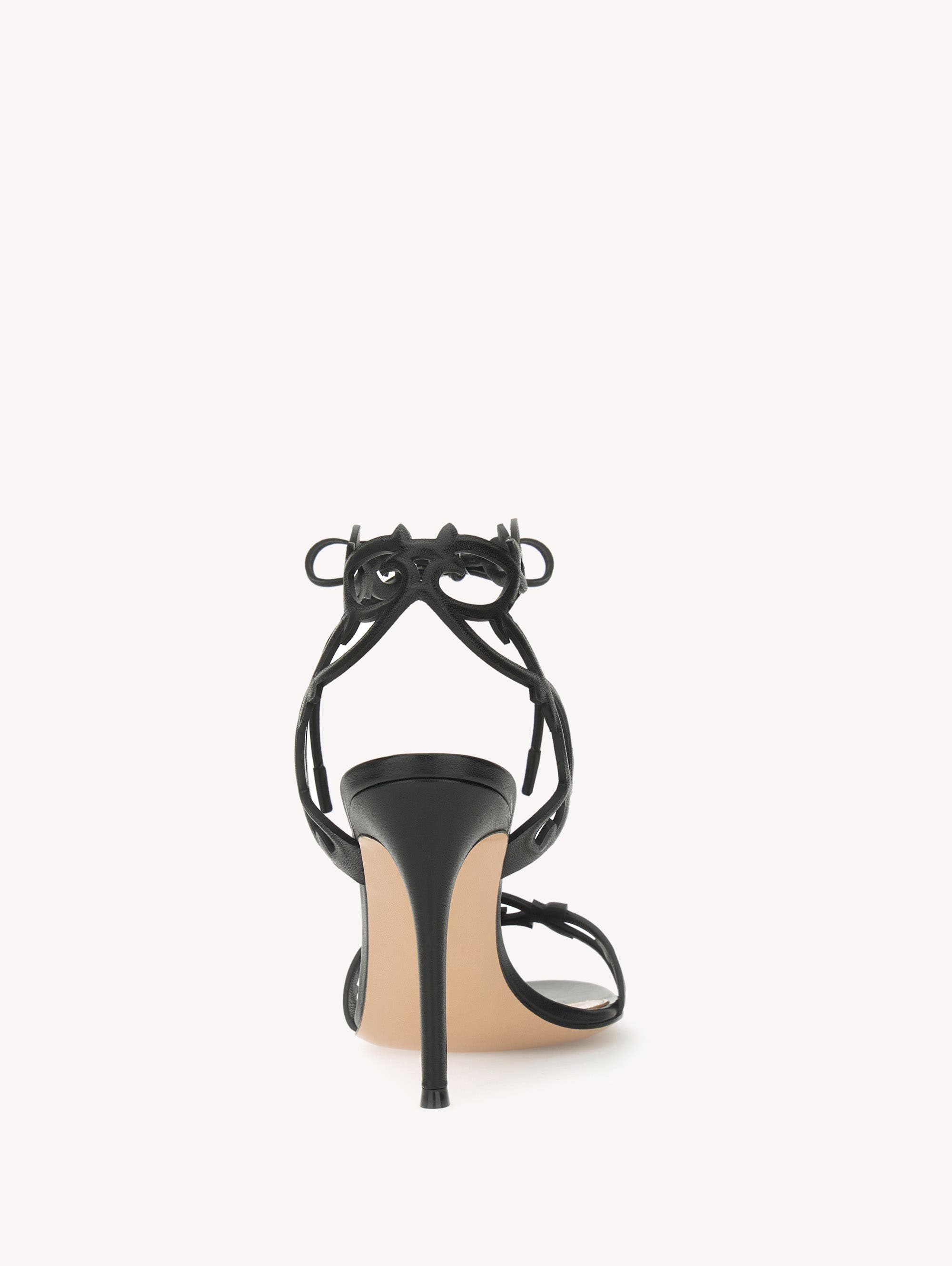 Eden Sandals, Alternate, color, Black Lamb Leather