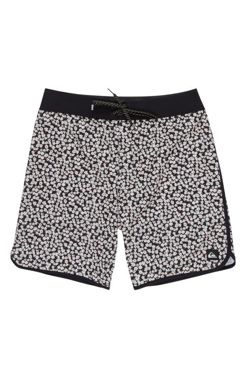 Quiksilver Highline Scallop Swim Trunks In Gray