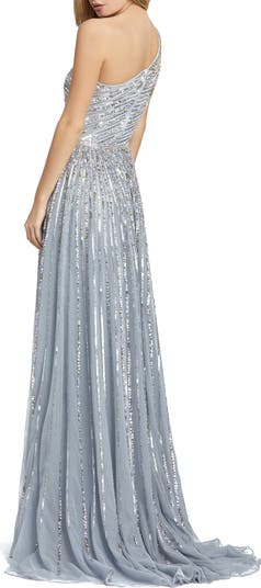 Mac Duggal Embellished One-Shoulder A-Line Gown | Nordstrom
