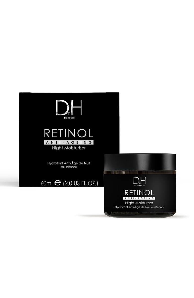 Dr H Retinol Anti-Ageing Night Moisturiser 60ml, Main, color, White