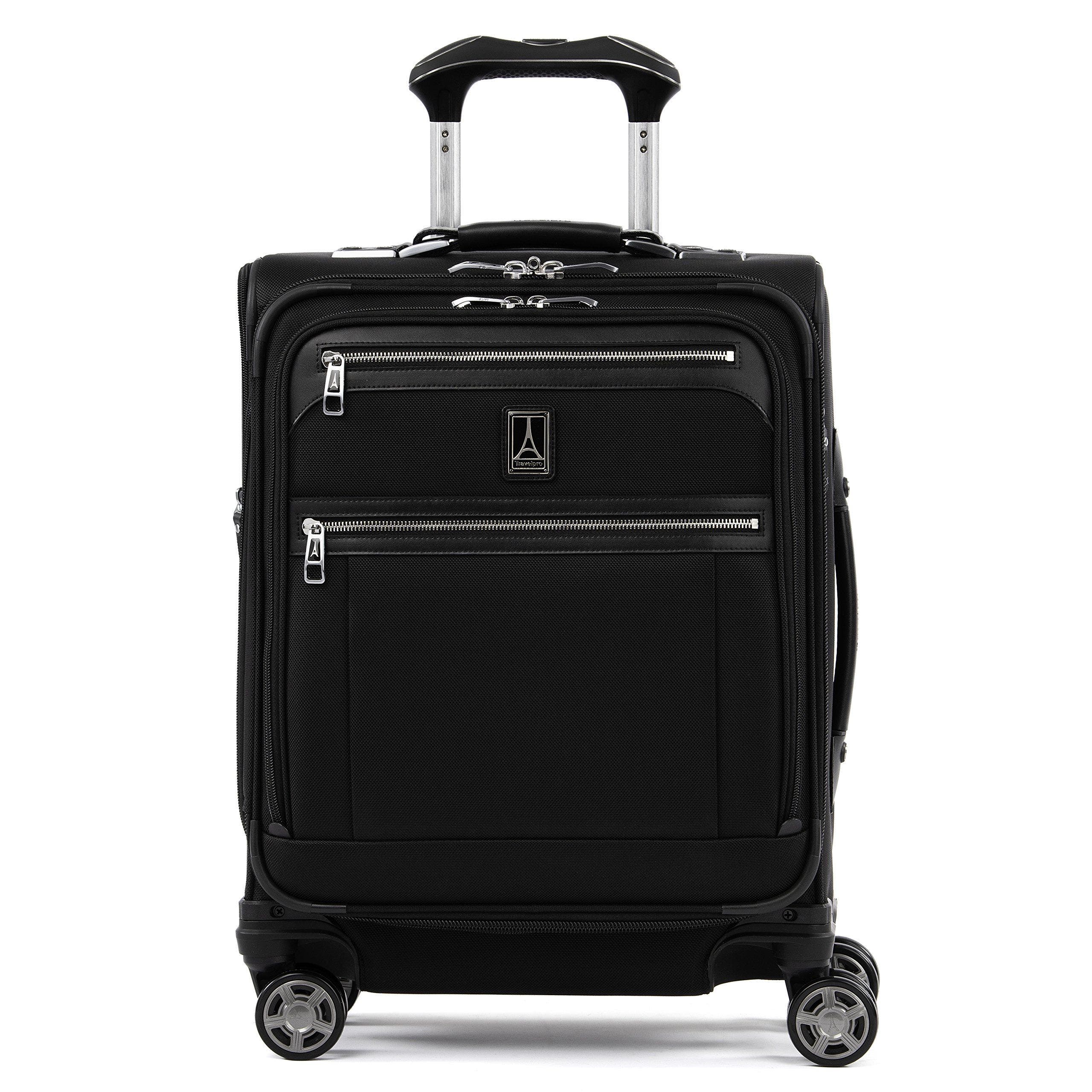 TRAVELPRO Platinum Elite Softside Expandable Carry-On 19-Inch Luggage, Main, color, Shadow Black