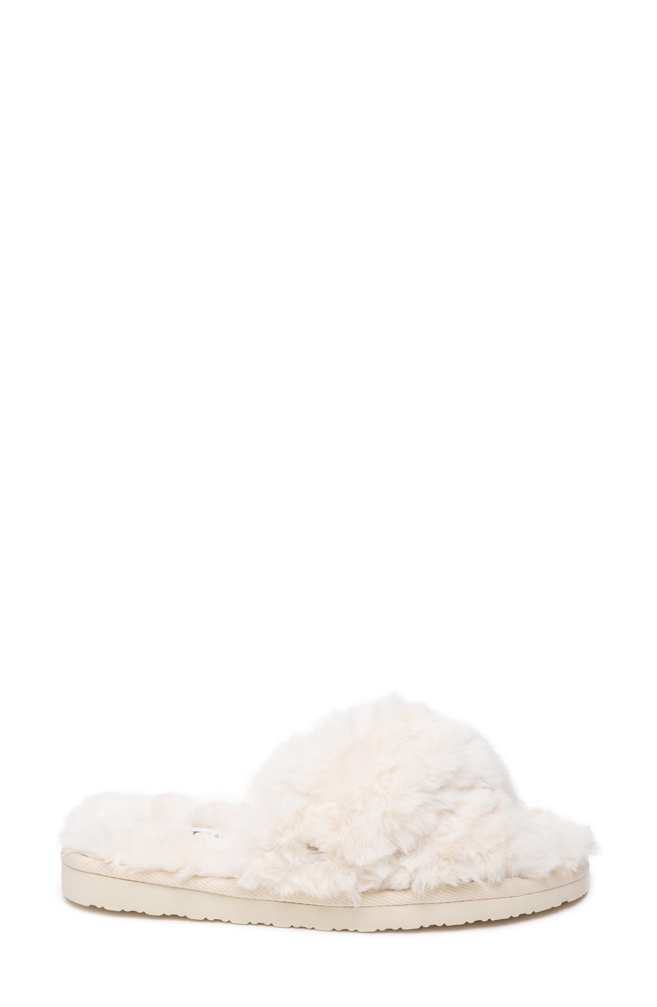 Teddy Faux Shearling Slipper, Alternate, color, CREAM