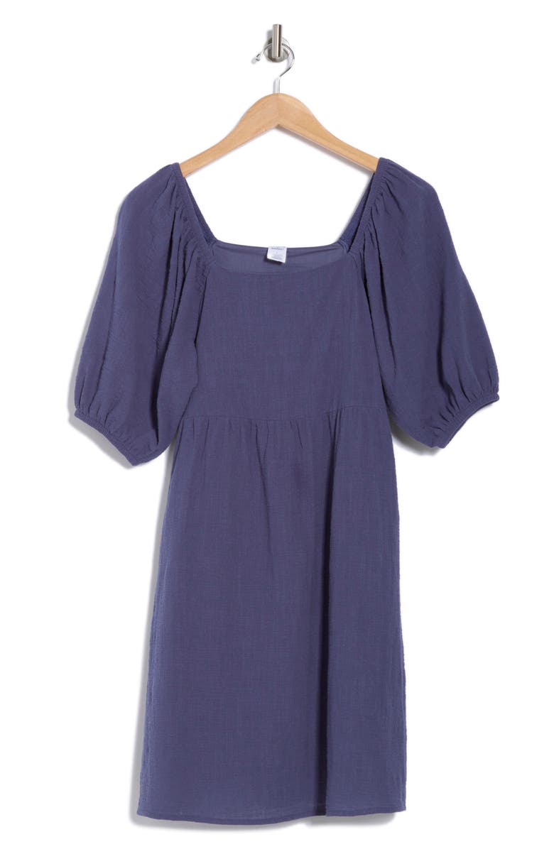Melrose and Market Puff Sleeve Textured Dress, Alternate, color,