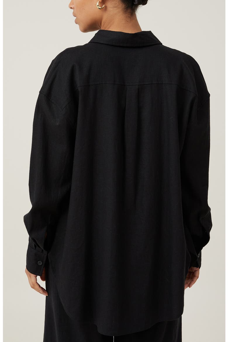 Women's Haven Long Sleeve Shirt, Alternate, color, BLACK