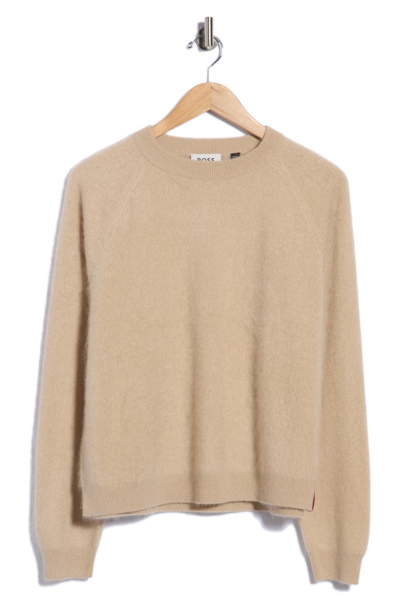 Feddy Cashmere & Wool Sweater, Main, color, OPEN BEIGE