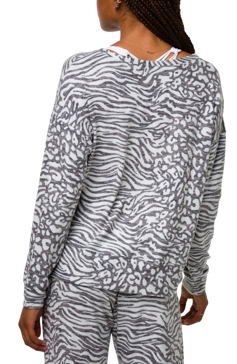 Onzie High/Low Sweatshirt, Alternate, color, 