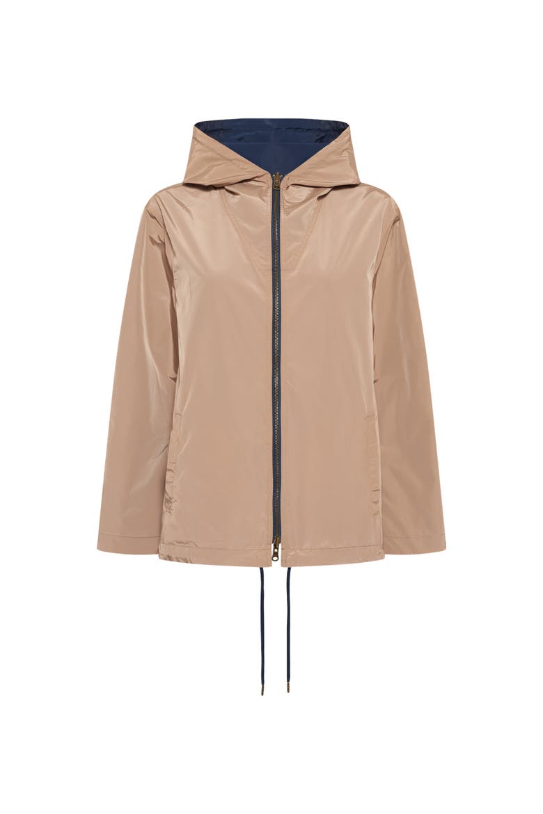 Jordane Reversible Short Parka, Alternate, color, Navy Blue