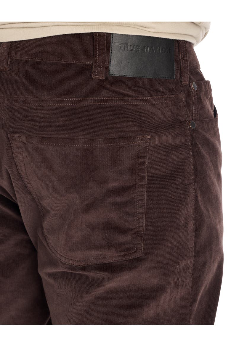 Big & Tall 5-Pocket Comfort Corduroy Pants, Alternate, color, SEAL BROWN