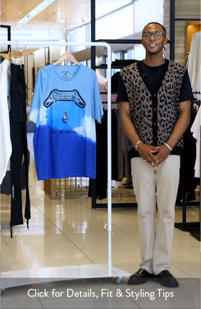 Metallica Ride the Lightening Graphic T-Shirt, sales video thumbnail