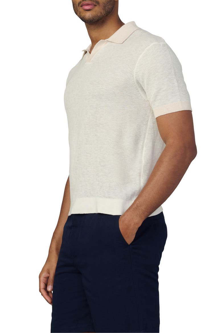 Club Cotton & Linen Polo, Alternate, color, PAPYRUS