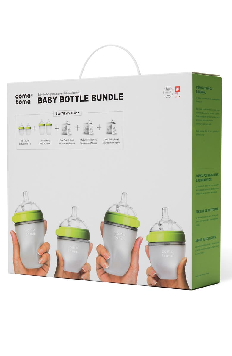 Comotomo Baby Bottle Bundle, Alternate, color, 