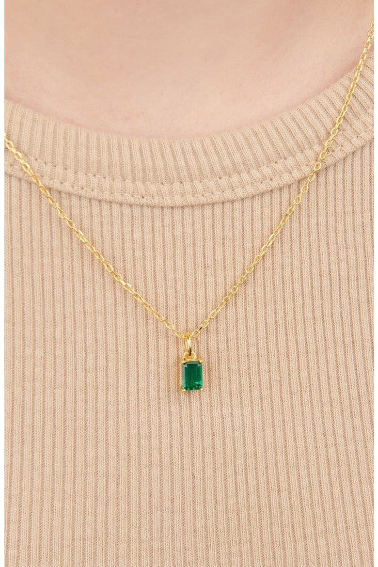Birthstone Necklace, Alternate, color, Emerald/May