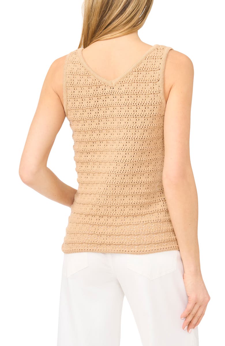 Halogen<sup>®</sup> Openwork Sleeveless Sweater, Alternate, color,
