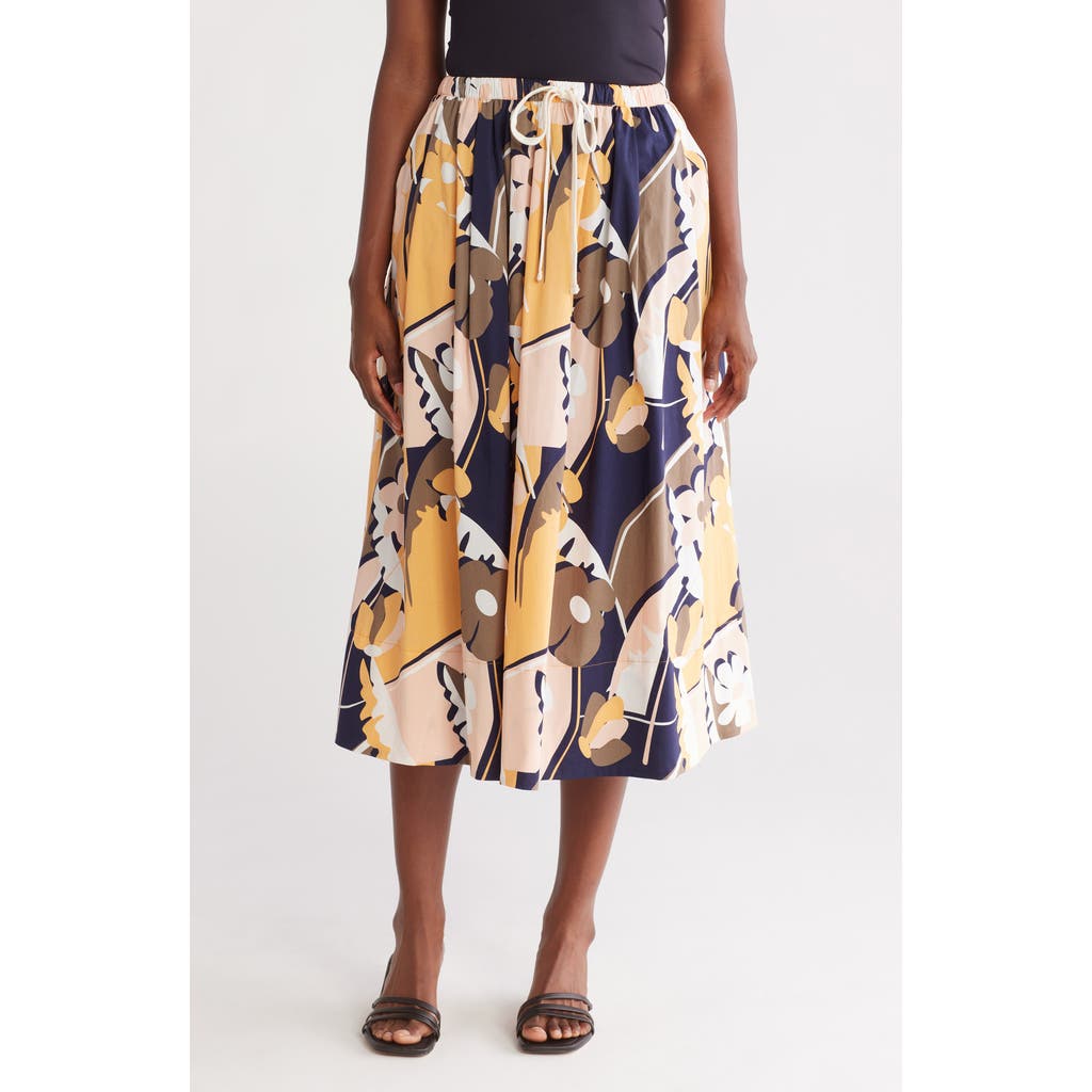 ADRIANNA PAPELL ADRIANNA PAPELL A-LINE PRINT SKIRT