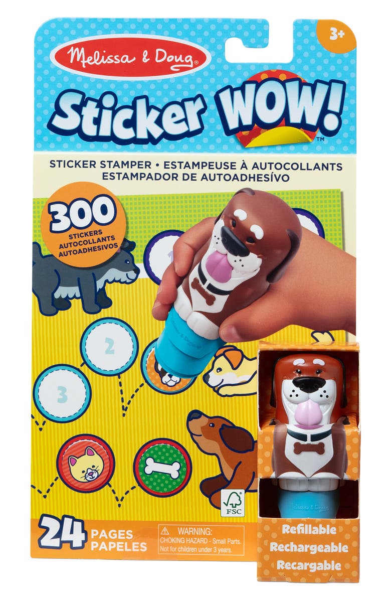 Melissa & Doug Sticker Wow! Cocoa the Dog Kit, Alternate, color,