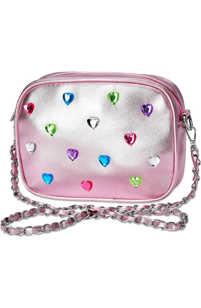 Iscream Kids' Heart Gem Crossbody Bag, Alternate, color,