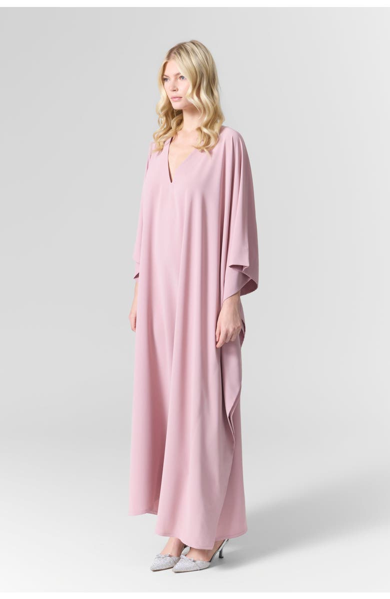 Le Fafo Luna Silk Crepe-Cady Gown, Alternate, color, Dusty Pink