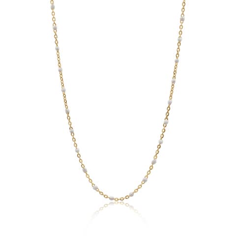 Dayton Enamel Gold Filled Necklace